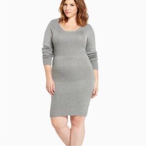 Torrid Glam Rock Striped Sweater Dress